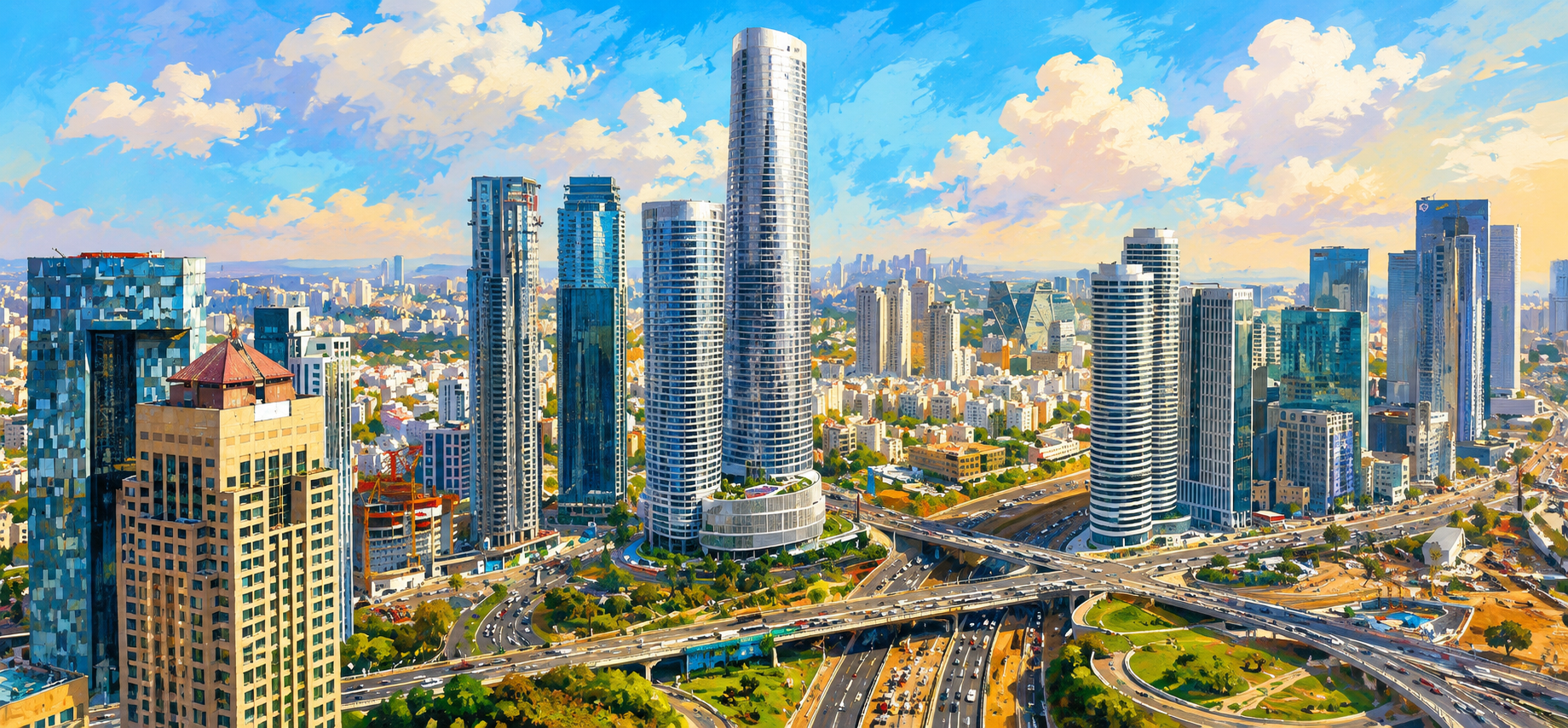 גבעתיים — מגדל השחר וקו הרקיע